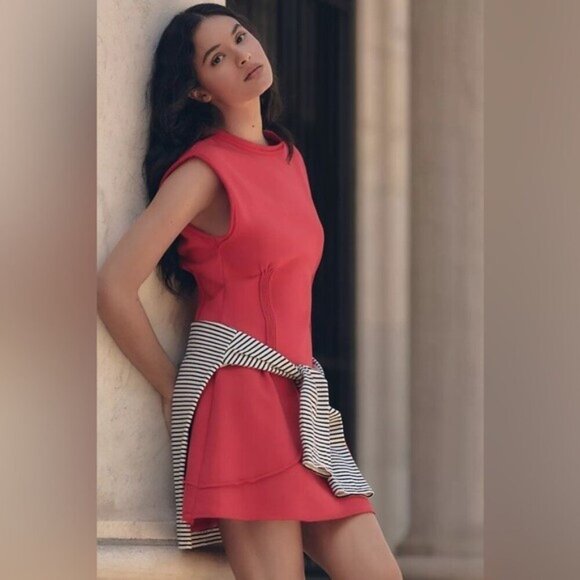 NWT Size XL - Daily Practice by Anthropologie Pintuck Mini Dress - Picture 3 of 15